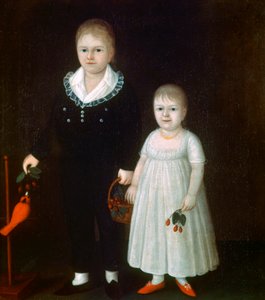 Edward och Sarah Rutter, c1805 av Joshua Johnson