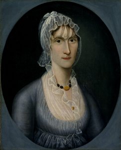 Porträtt av fru Barbara Baker Murphy Hustru till sjökapten, ca. 1810.