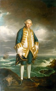 Amiral Edward Boscawen (1711-1761), ca 1750-60 (olja på duk) av Joshua Reynolds
