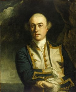 Kapten The Honourable John Byron (1723-1786) av Joshua Reynolds