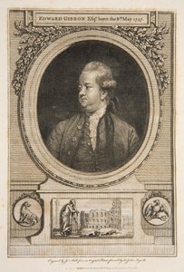 Edward Gibbon, Esq., pub. 1730 gravyr. av Joshua Reynolds