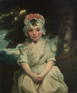 Georgiana Augusta Frederica Elliott 1782-1813, senare Lady Charles Bentinck, 1784. av Joshua Reynolds