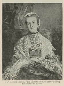 Lady Caroline Lennox, första friherrinnan Holland av Joshua Reynolds