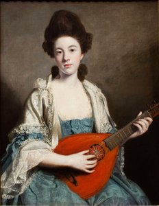 Miss Phillis Hurrell (1746-1836) av Joshua Reynolds