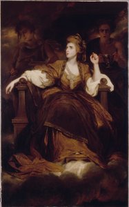Fru Siddons som den tragiska musan av Joshua Reynolds