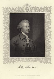 Porträtt av Edmund Burke av Joshua Reynolds