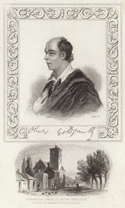 Porträtt av Oliver Goldsmith av Joshua Reynolds