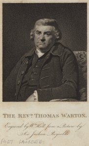 Porträtt av Thomas Warton av Joshua Reynolds