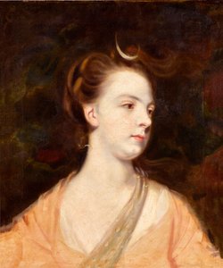 Porträtt av en dam som Diana, möjligen Elizabeth Montagu, hertiginna av Manchester (1741-1832) av Joshua Reynolds