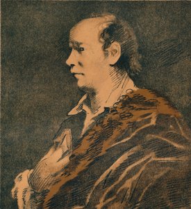 Skiss av Oliver Goldsmith, av Sir Joshua Reynolds, 1769-70, 1906 av Joshua Reynolds