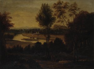 Utsikt från Wick House, ca 1800