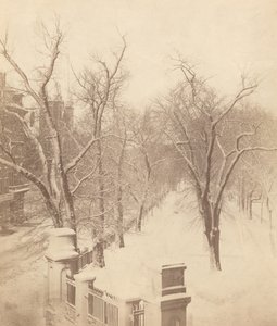 Boston Common Snow Scene, 1850-talet.