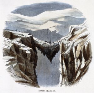 Snow-bridges, från Phenomena of Nature, 1849