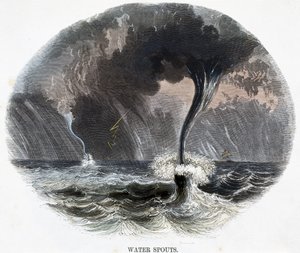 Vattenpipar, från Phenomena of Nature, 1849 av Josiah Wood Whymper