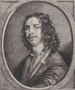 Porträtt av William Dobson, 1645-49. av Josias English