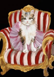 Regal Kitten i tutu av Josie George