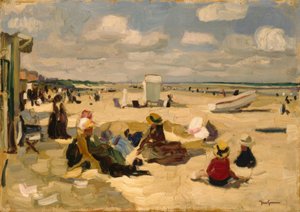 J.Goossens, stranden La Panne av Josse Goossens