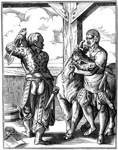 Slaktare, 1500-talet 1849. av Jost Amman