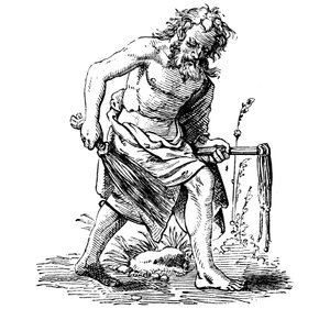 Flagellant, 1500-talet av Jost Amman
