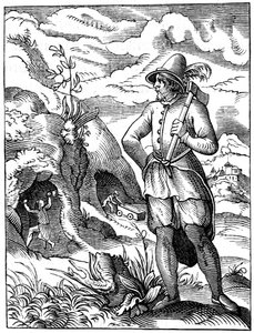 Gruvarbetare, 1500-talet 1849. av Jost Amman