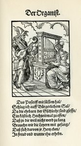 Organist av Jost Amman