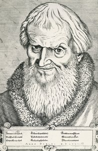Porträtt av Hans Sachs (Nürnberg av Jost Amman