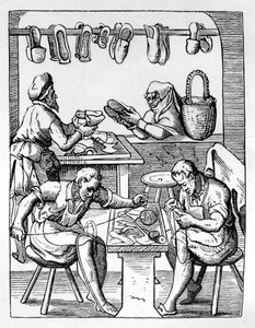 Skomakare, c1559-1591 av Jost Amman