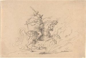 Marcus Curtius offer av Jost Amman