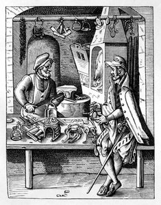 Spormakaren, c1559-1591 av Jost Amman
