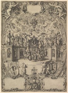 Kejsar Maximilian II:s apoteos, 1500-talet.