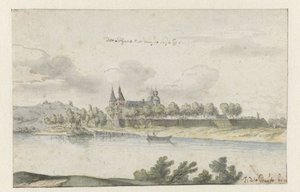Utsikt över Fort Navagne, Limburg