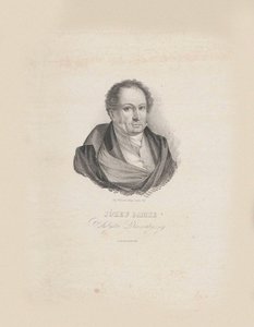 Porträtt av kompositören Józef Damse 1789-1852, 1840. av Jozef Hilary Glowacki