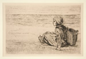 I Scheveningen av Jozef Israëls