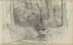 Flod i en skog av Jozef Israëls