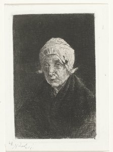 gamla damen Katwijk av Jozef Israëls