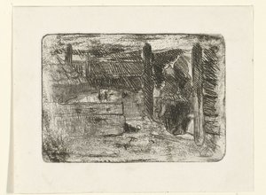 Barn i grisstallen av Jozef Israëls