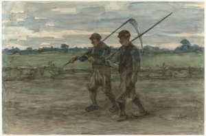 Gräsklippare av Jozef Israëls