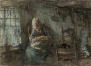Gammal fiskare av Jozef Israëls