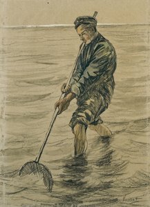 Skalfiskare, 1863-90 av Jozef Israëls