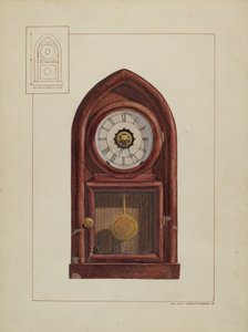 Mantel klocka av Jr. Ernest A. Towers