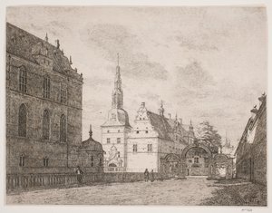 Karusselgården vid Frederiksborg av Jørgen Roed
