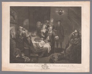 Trettondagsfirande Le Gateau des Rois. (titel på objekt) av Jérôme Danzel