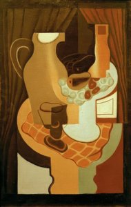 Kanna och fruktskål av Juan Gris