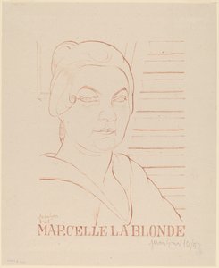 Marcelle den blonda av Juan Gris