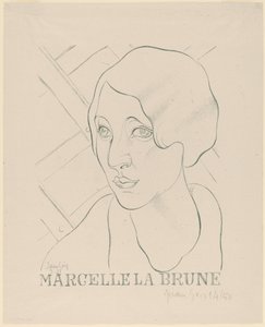 Marcelle den bruna av Juan Gris