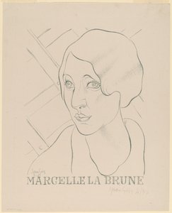 Marcelle den bruna av Juan Gris