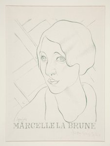 Marcelle den bruna av Juan Gris