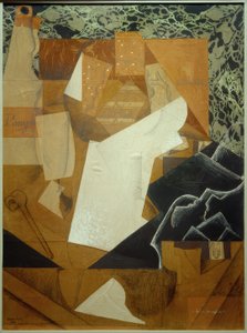 Stilleben med druvor av Juan Gris