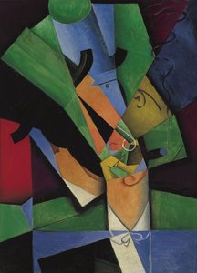 Rökaren Frank Haviland, 1913 av Juan Gris