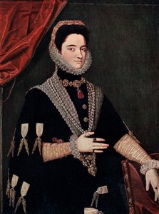 Marie av Österrike, mitten av 1500-talet 1910 av Juan Pantoja de la Cruz